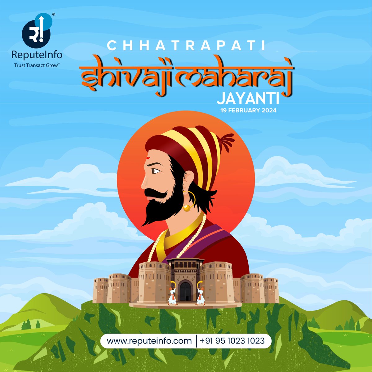 ReputeInfoApp's tweet image. Chhatrapati Shivaji Maharaj Jayanti
.
.
.
#chhatrapatishivajimaharaj #Shivajimaharaj #maratha #jaybhvanijayshivaji🚩 #MSME #B2B #business #b2bbusniess #binarysphere #reputeinfo #creditanddebtmgt #b2bapp #cashflow #DelayedPayment #overdue #gst #paymnetfollowup #followup