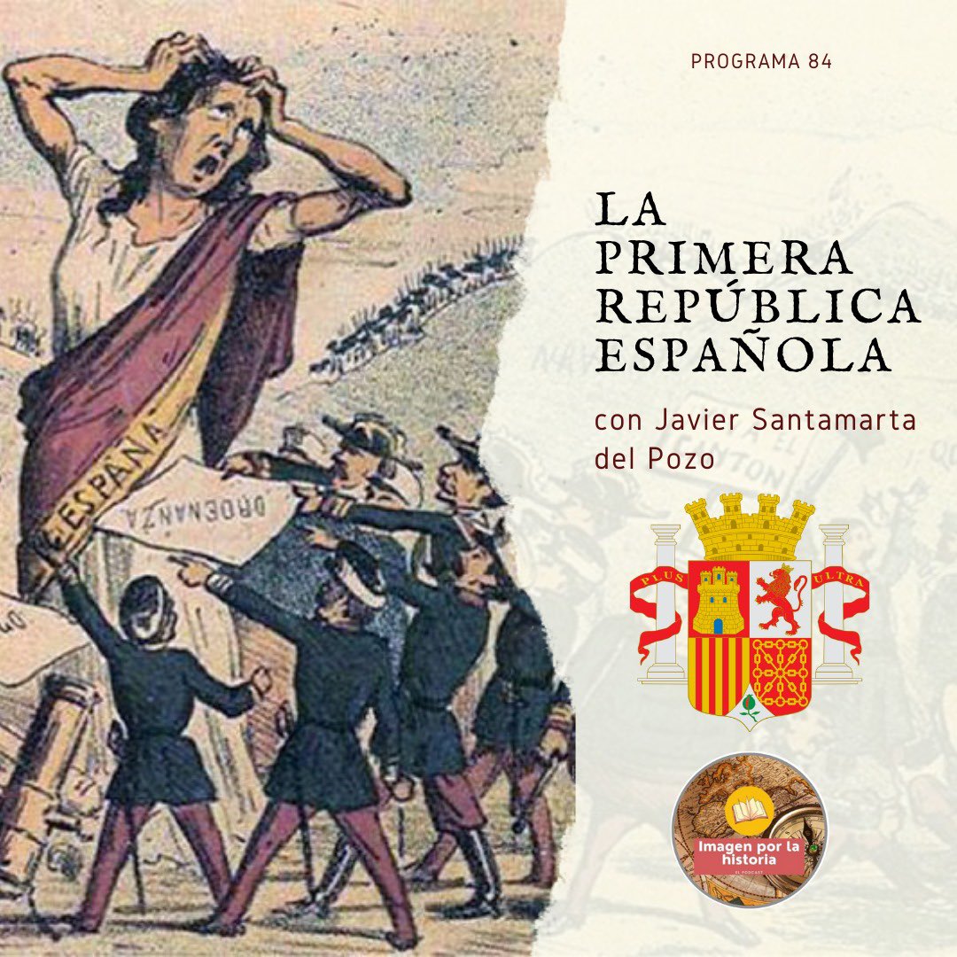 En el podcast de @ImagenxlaHistor estuvimos hablando de la #PrimeraRepúblicaEspañola

Un periodo caótico pero también muy desconocido.

🎧🔗 go.ivoox.com/rf/124466745

¡Espero que disfrutéis con este programa tan interesante de una época muy singular y plagada de tópicos!