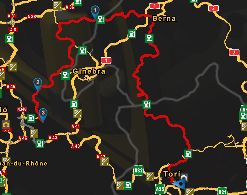 CatTruckers's tweet photo. Tret de sortida a la primera etapa de la II CATTruckers IVECO Stralis Cup. volem saber a quin pilot animes! En aquesta primera etapa, els pilots passaran per tres països: Itàlia, Suïssa i França en un recorregut de quasi 600km. Qui serà el pilot més eficient?? #IvecoStralisCup https://t.co/bwzWV4LNUm