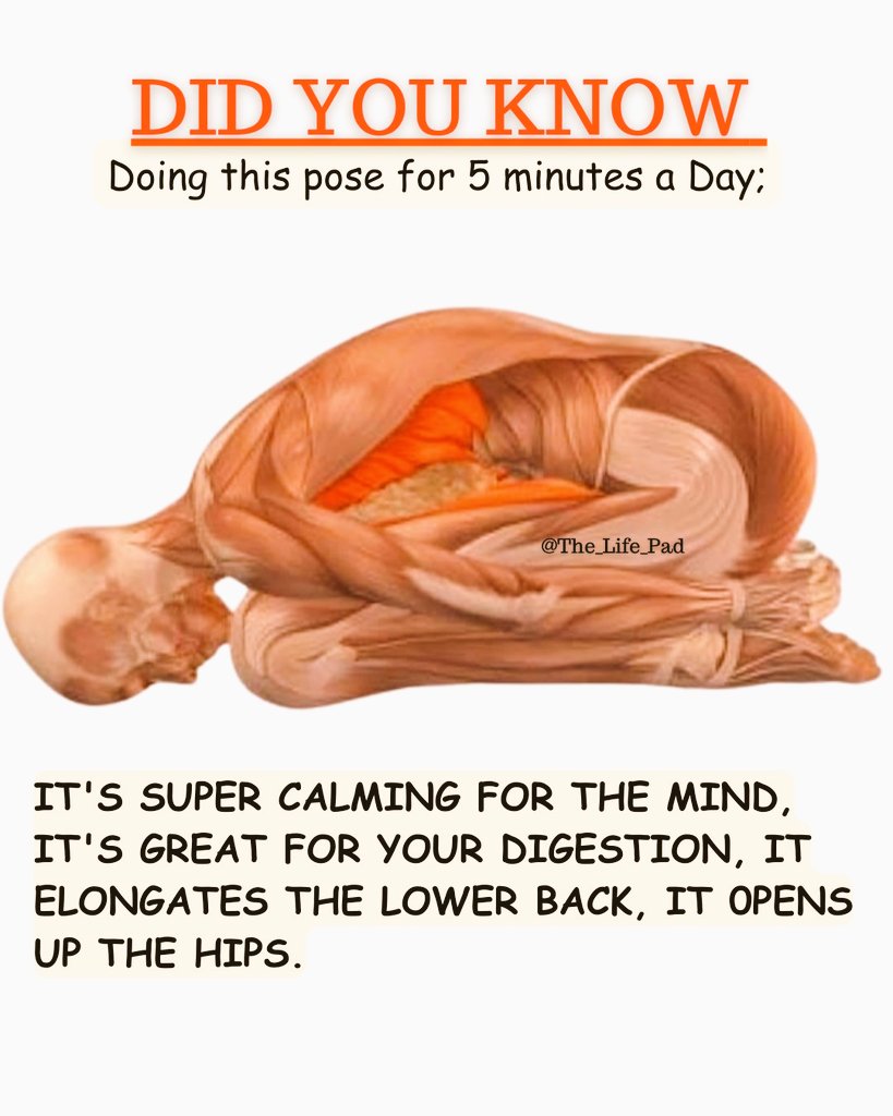 9 poses with numerous benefits! 👇👇👇 1. Calming your mind, and great for digestion