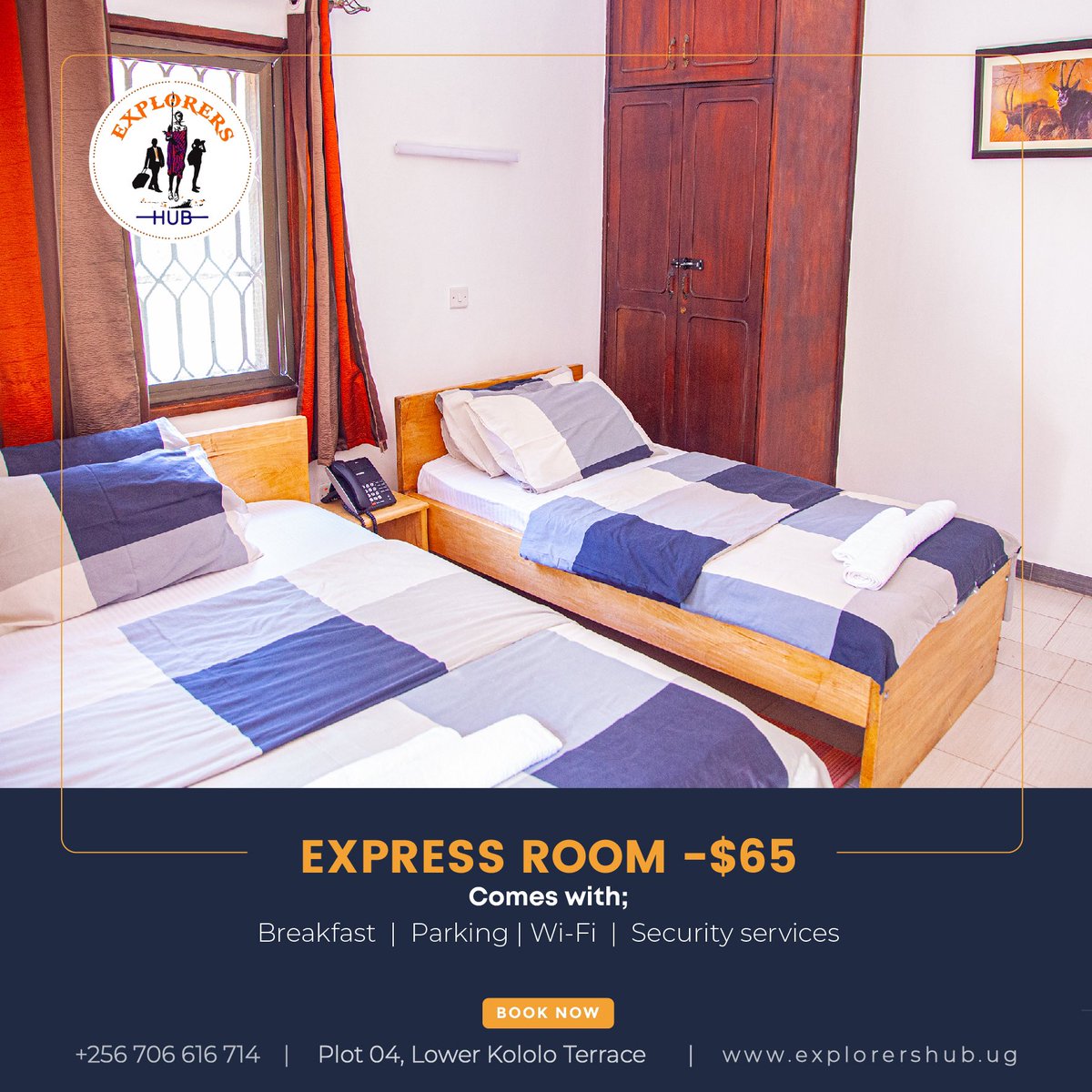 Explorershubug's tweet photo. Looking for an affordable business stay for two with all the amenities you need? Look no further than our express rooms.
Call +256706616714, for reservations.
#explorershub #businesshotel #businessstay #expressrooms https://t.co/Nxyy9aq7Pd