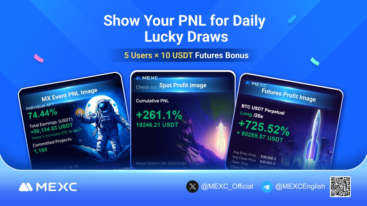 🎁350 USDT Futures Bonus Prize Pool!

Show the World Your Profits from 🪂 #MX Airdrop Events, 💰Spot Account, or 🚀 Futures Trading on #MEXC!

Enter NOW➡️forms.gle/8JmNtpEK8XBMKY…