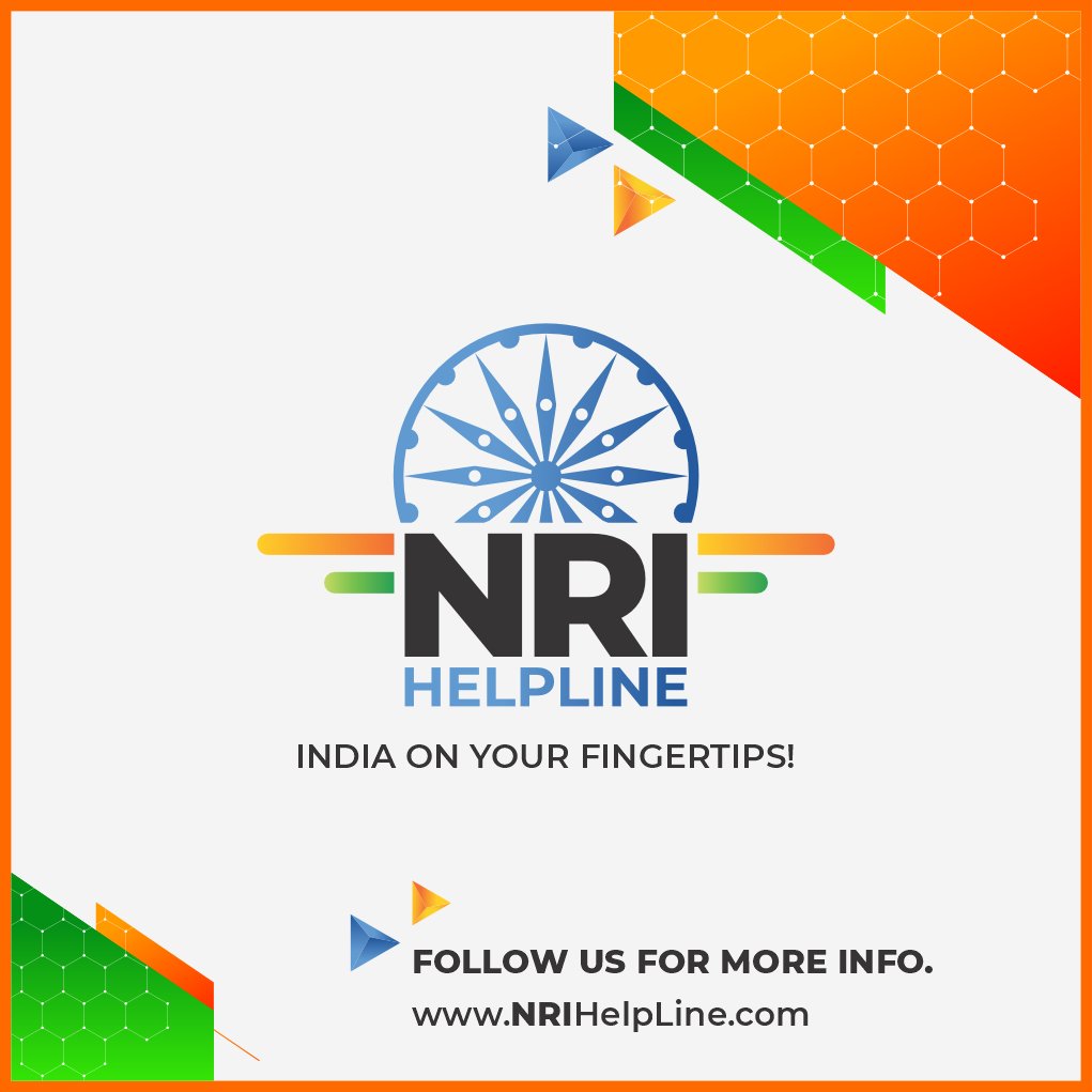 NRIHelpLine's tweet photo. 🌟 Introducing NRIHelpline: Your Essential Companion as an NRI! 🌍

Are you an NRI looking for seamless solutions to your everyday needs? Look no further! NRIHelpline is here to revolutionize your experience abroa.🌐

Explore more on our website: https://t.co/PbKYnJ7ZFv https://t.co/RLoT1cWyU2