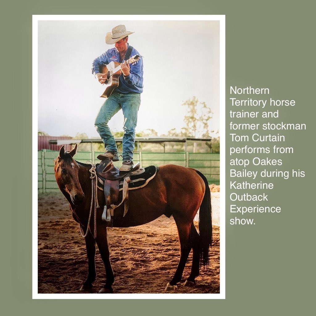 @Music/#Music/#TomCurtain/#CountryMusic/#AustralianCountryMusic~When Northern Territory horse trainer and former stockman Tom Curtain rides a horse, he hears music. Please note I don’t think this is generally how Tom rides a horse.