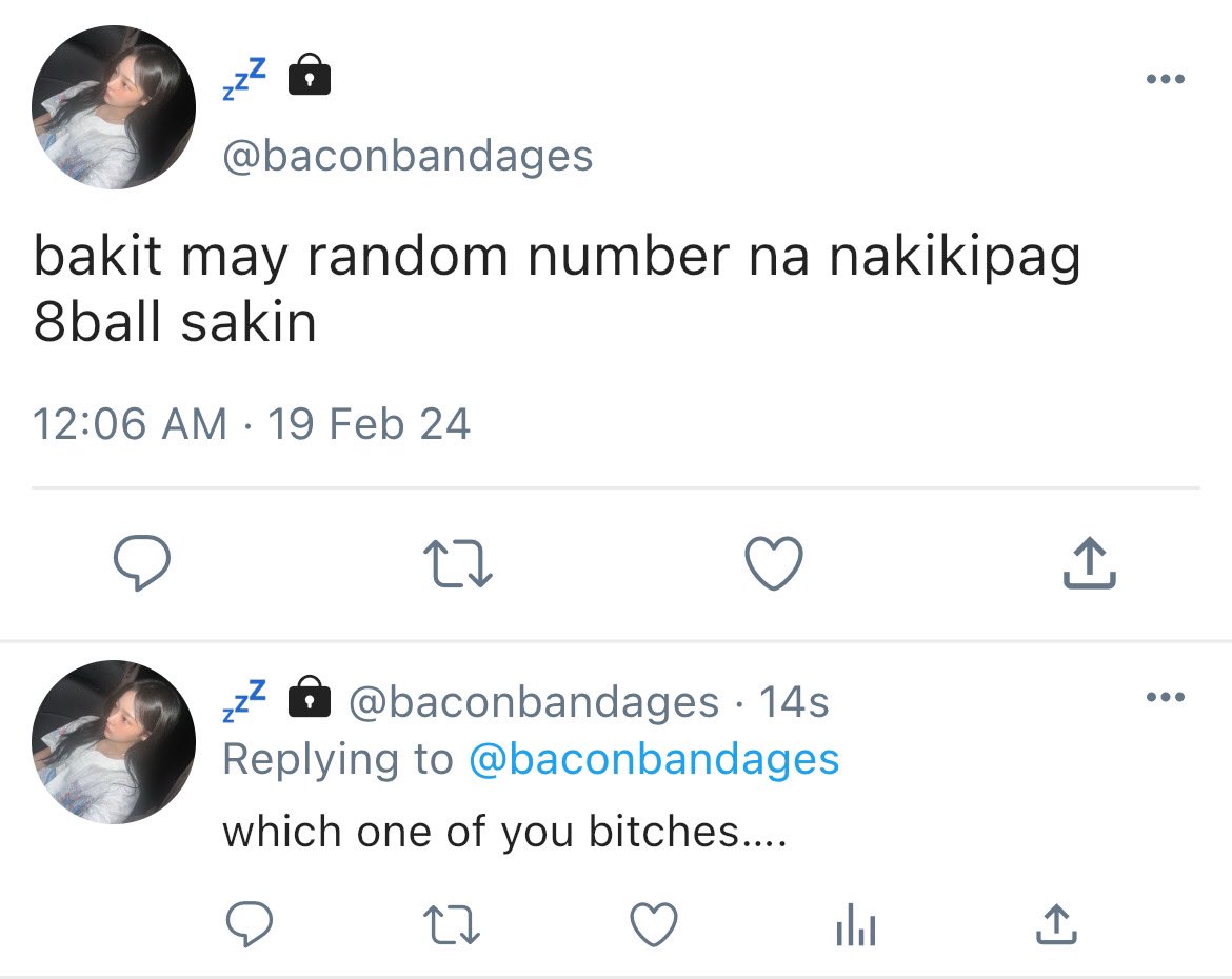 cigscent's tweet photo. 8-ball tau!🎱 

a #bbangsaz short au wherein kash (hn) was looking for someone to play 8-ball with when her friend gave her a random phone number to play with. https://t.co/jbBSdmKdii