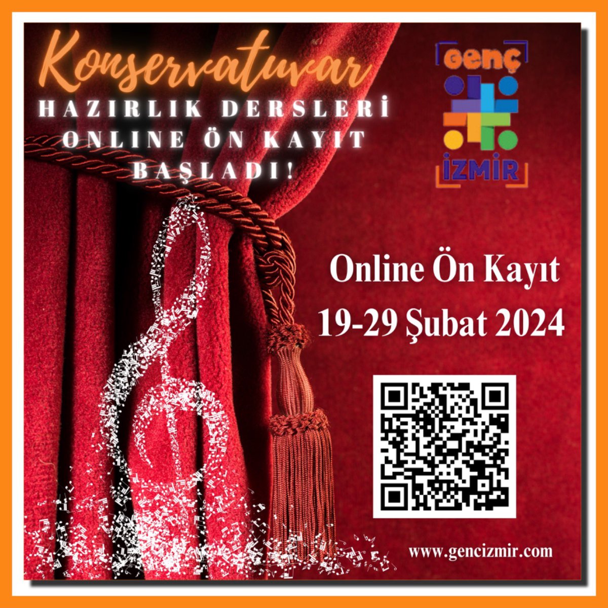 Konservatuvar Hazırlık Dersleri Ön Başvuruları “gencizmir.com” Adresinde 🎶🎼