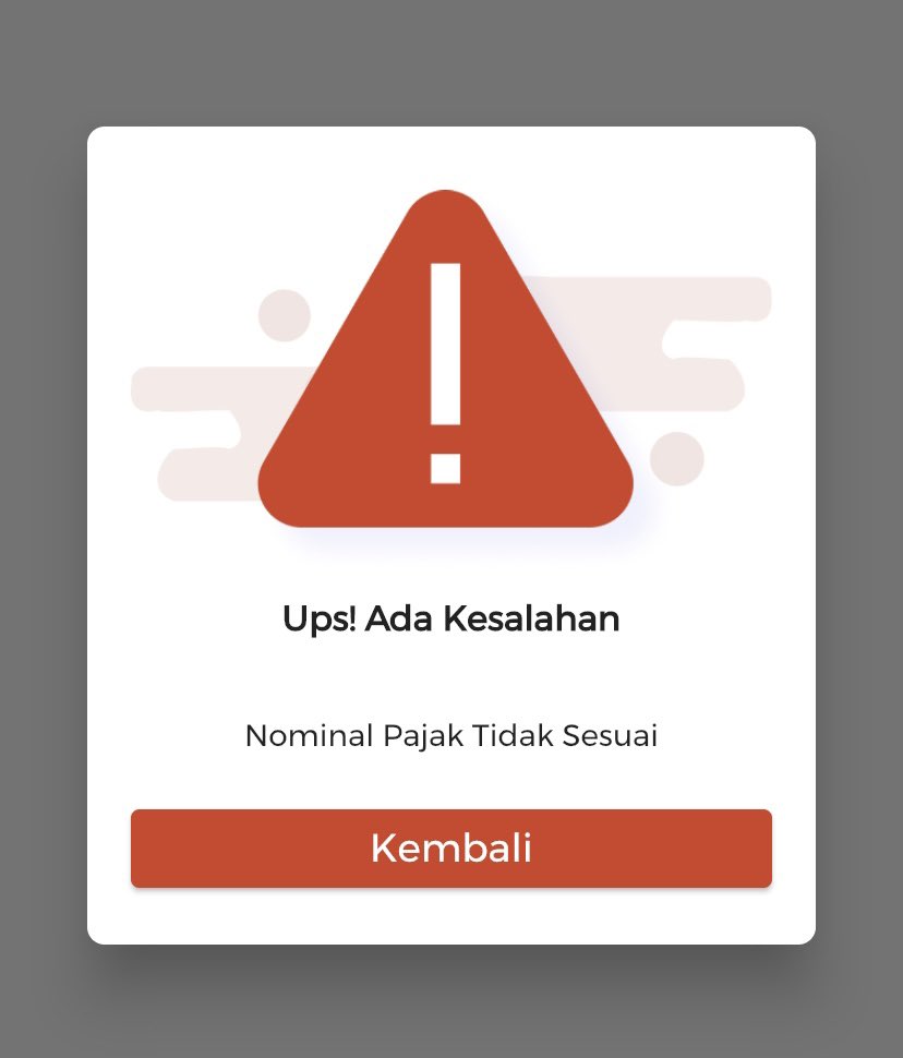Moon__Millie's tweet photo. @PosIndonesia min saya mau bayar pajak via pospay tapi gagal terus
Dan tulisannya nominal pajak tidak sesuai https://t.co/I3a53rMgTE