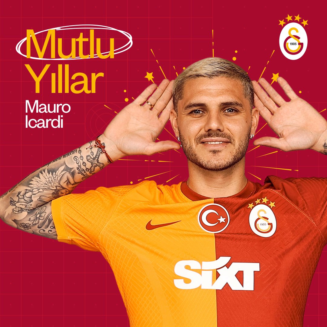 Bugün futbolcumuz Mauro Icardi’nin doğum günü. 🎂

İyi ki doğdun Icardi! 🥳