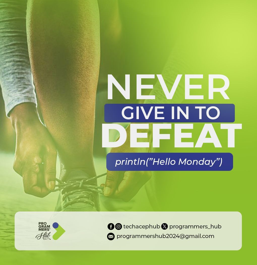 programmers_hub's tweet image. Hello Monday! Still havent registered for our upcoming webinar? register here buff.ly/430bSr7