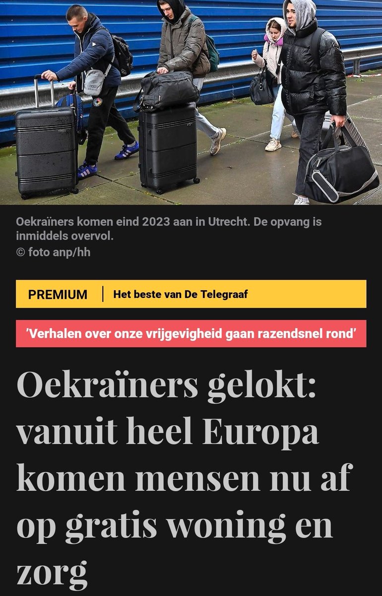 fuckroeper's tweet photo. Dus we helpen nu al mee om deserteurs te huisvesten?
En straks gaan we onze jeugd, die tot hun 35e thuis moeten wonen, naar Oekraïne sturen? #EUleger
Wanneer is het genoeg? Ons land wordt overlopen, de burger wordt van binnenuit aangevallen.
Lees mijn boek, zie bio. Gratis. https://t.co/cj9Peikej1