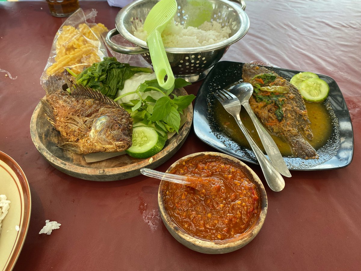 burhan_infinity's tweet photo. Makan disini pasti lupa HP 
Bcos pemandangannya indah✨
Tuh ada sawah sama semeru
Dan makanannya wenak pedes nampol 🤤
Namanya warung mbak ratna 1 https://t.co/IK6eRLLdhh