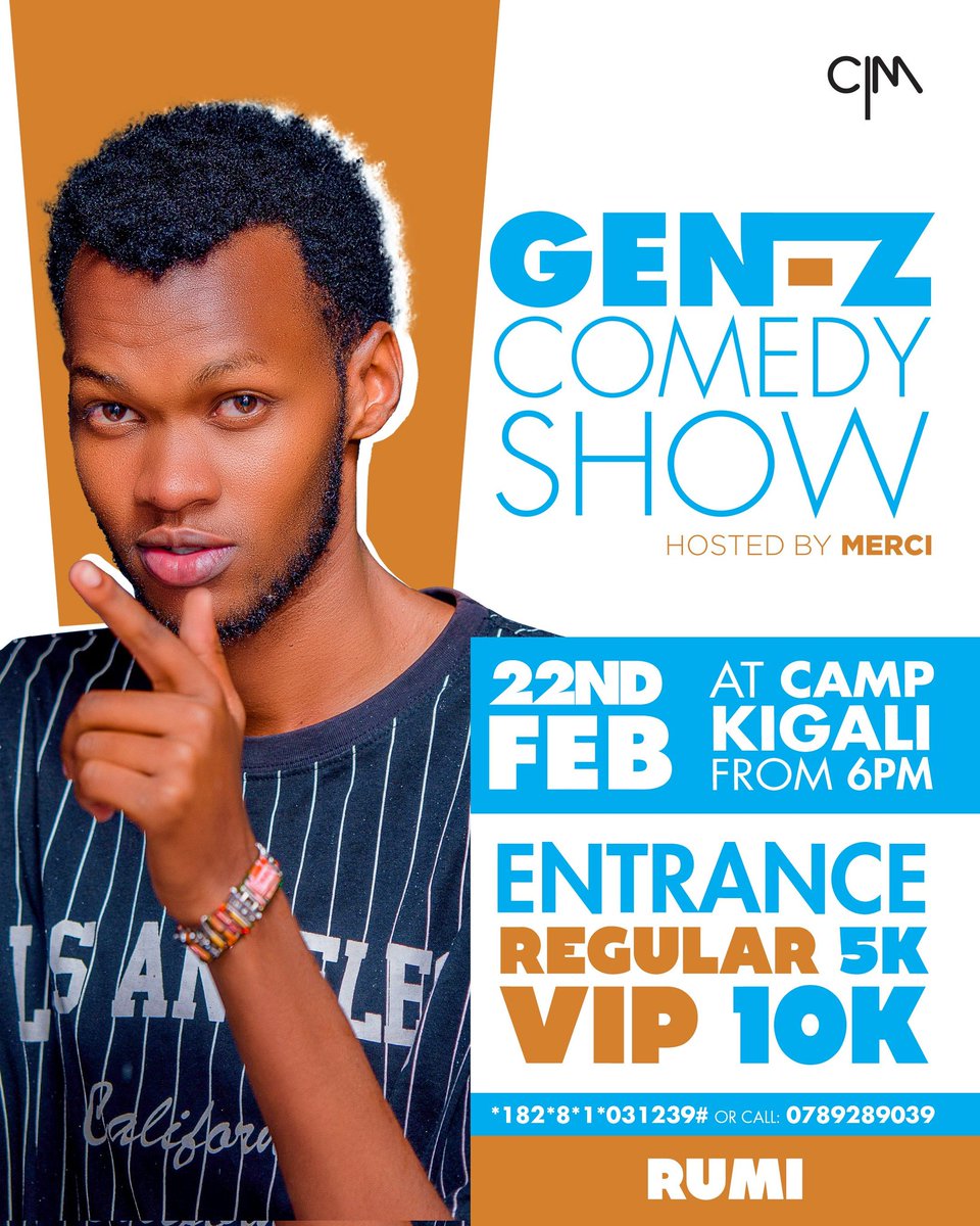 NgenziEddyPeter's tweet image. Tukiri kuvuga kuri gahunda zihari, Kuwa Kane nkibisanzwe gahunda n' ISEKA RUSANGE  (@gen_zcomedyshow) hamwe na @MerciNdaruhutse aho bibera duhurira muri #KCEV CAMP Kigali. Gura tike yawe *182*8*1*031239# Reg/5k naho VIP/10K ubundi bakagusatsa koko mu BISEKEZO by' umwimerere.