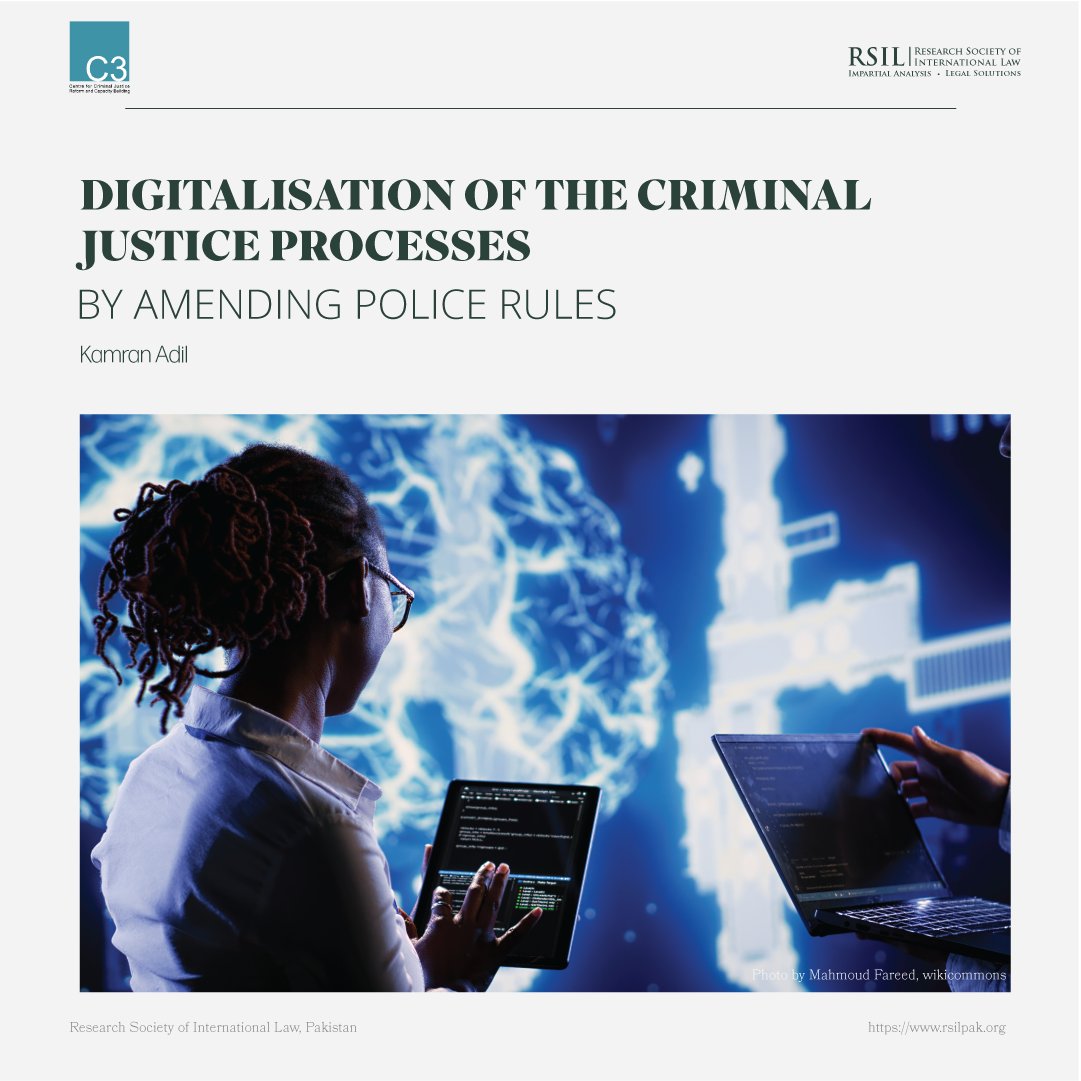rsilpak's tweet photo. In our latest #C3Blog, @KamranAdilPSP explores the current state of digitalisation in the functioning of the police and in criminal trials, as well as an assessment of future digitalisation needs.
Read here: https://t.co/VBy0ZGPZ3h https://t.co/mqGsPqqAXm