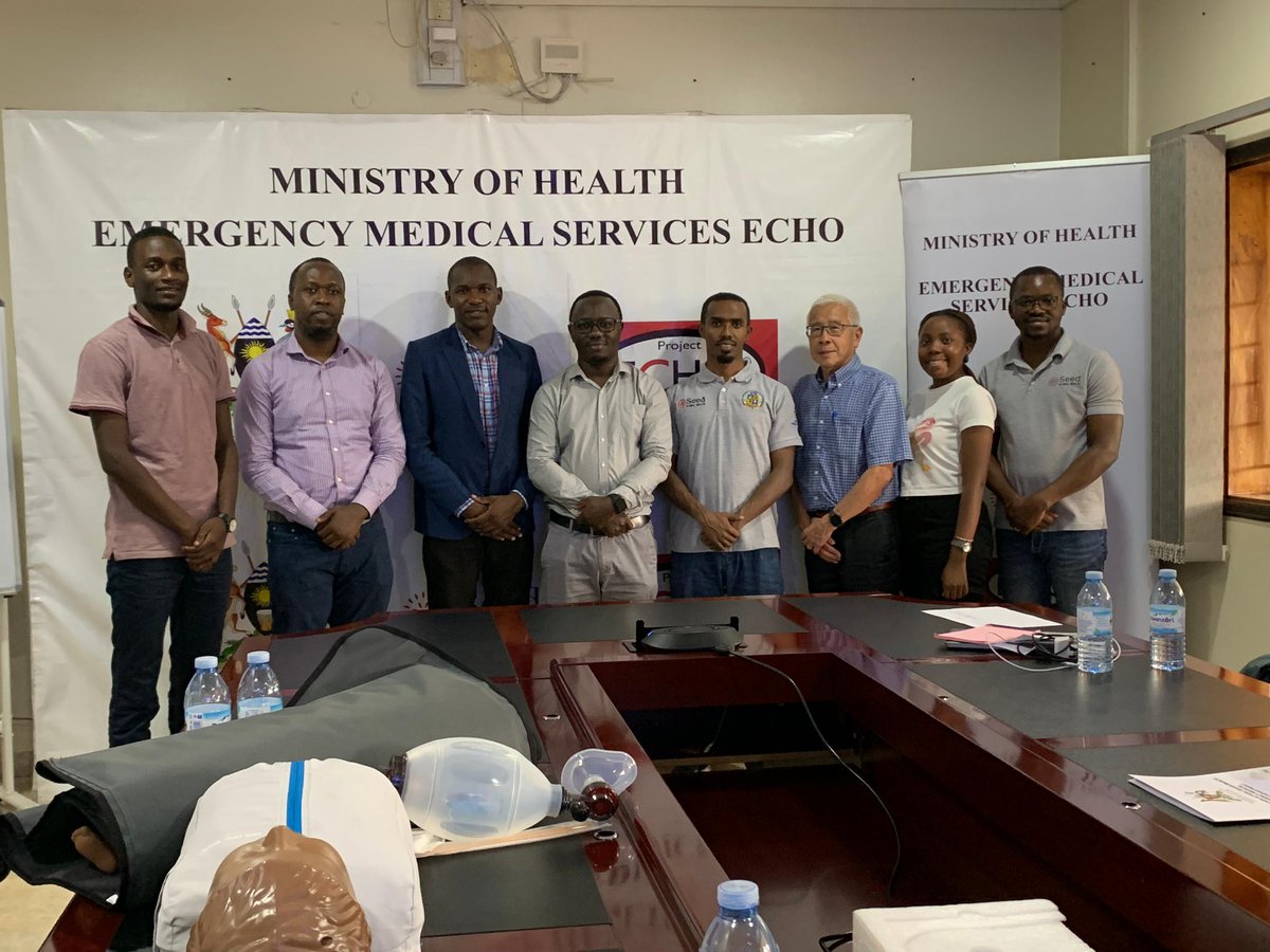 seedug_learning's tweet photo. Panelists pose for a photo after a successful EMS ECHO session on Epistaxis and Foreign Body Impaction attended by over 300 participants. 
Thanks to @Seed_Global @GordonBuhwa https://t.co/5SV3NU0OUB