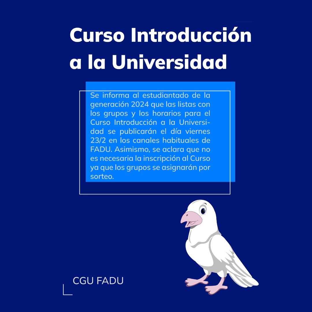 CGUFADU (@cgu_fadu) on Twitter photo 