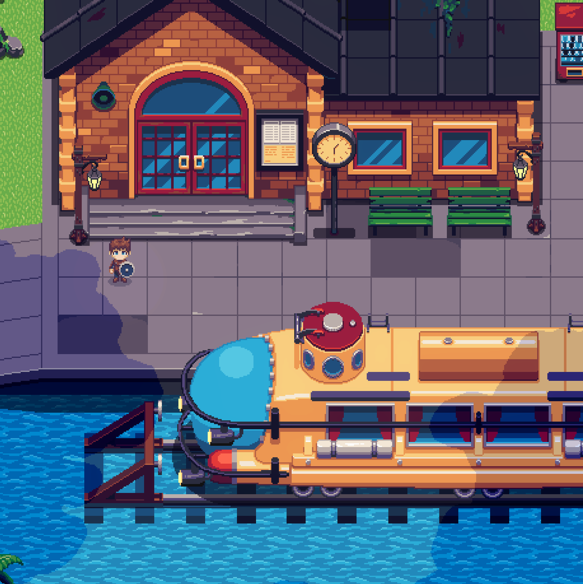Chuuuchuuublublublubbbbb... 🚂🚤

#pixelart #gamedev