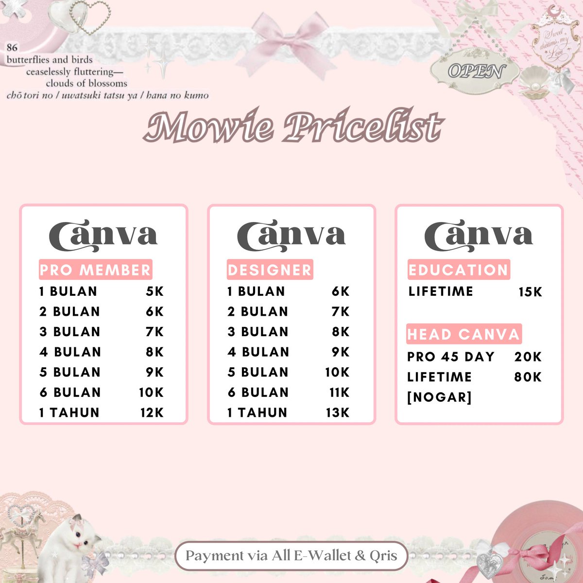 fleows's tweet image. yuk ka langsung proses
🎀 wa s.id/fleows
🎀 testi s.id/testimowie