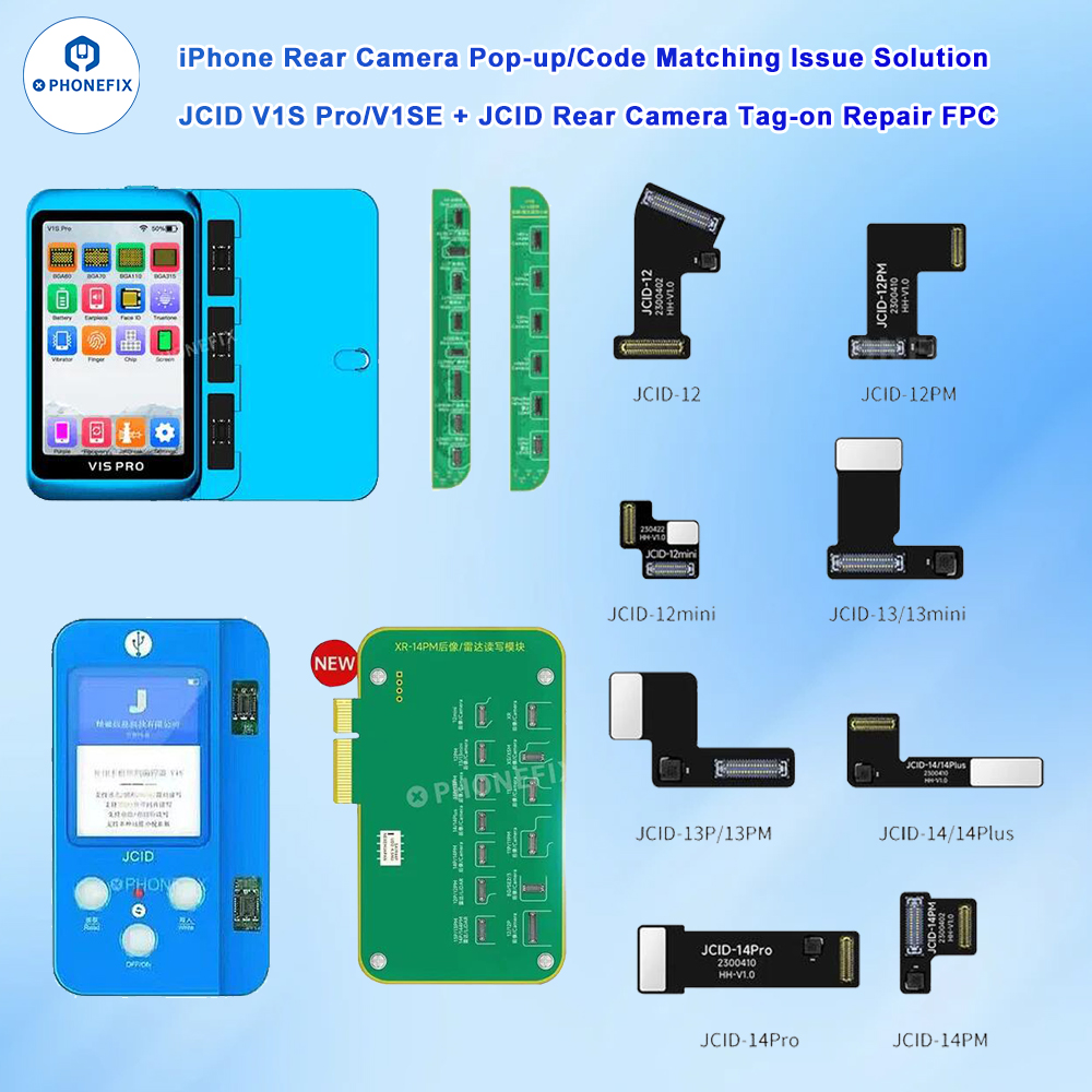 vipprogfixphone's tweet image. JCID Wide Angle Camera Tag-on Repair FPC Cable With V1S Pro/V1SE Programmer For iPhone 12-14 Pro Max Rear Camera Pop-up and code matching issues repair.
JC Rear Camera Tag-on repair FPC: diyfixtool.com/products/jcid-…

#JCProgrammer #jctool #iPhoneCamera #iphone12 #iPhone14 #iphone13