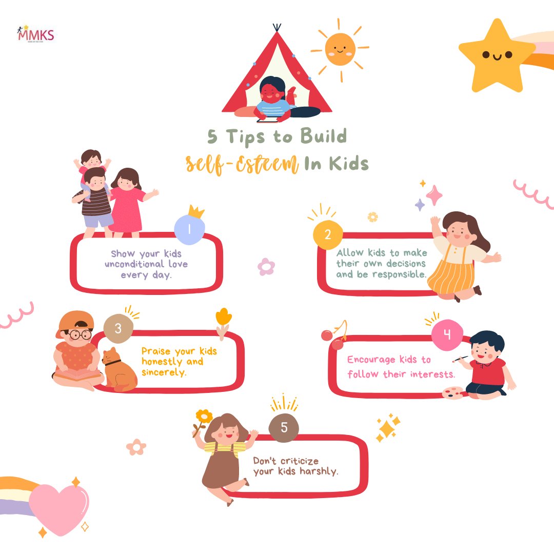 Boost your child's self-esteem with 5 tips to create a supportive environment where they feel valued, capable, and ready to take on challenges with courage.
#parentingtips #parentingjourney #parenting #tipsforparents #selfesteemtips #buildselfesteem #makemykidstar #mmks
