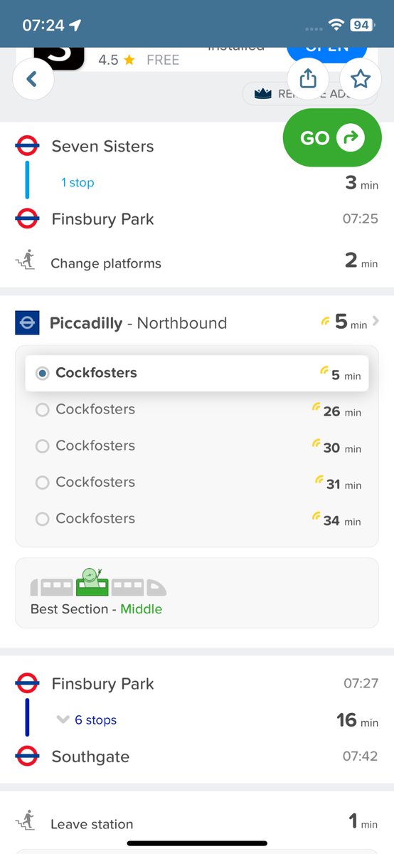 beth_lewi's tweet photo. sick of being late to work because @TfL  can’t get their act together https://t.co/PAPCkcTUsQ