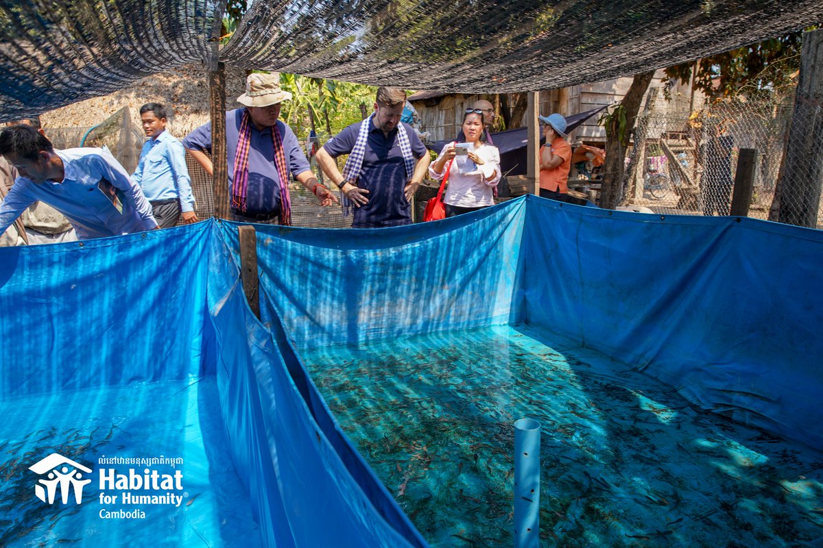 HabitatCambodia's tweet photo. We had a great time hosting Mr. Andreas Zurbrugg, the Deputy Ambassador of Australia, at our Building Rural Resilient Communities Project site in Preah Vihear. He met with the PASSA group and learned about their efforts to enhance the community's living conditions and resilience. https://t.co/di5bszg2sj
