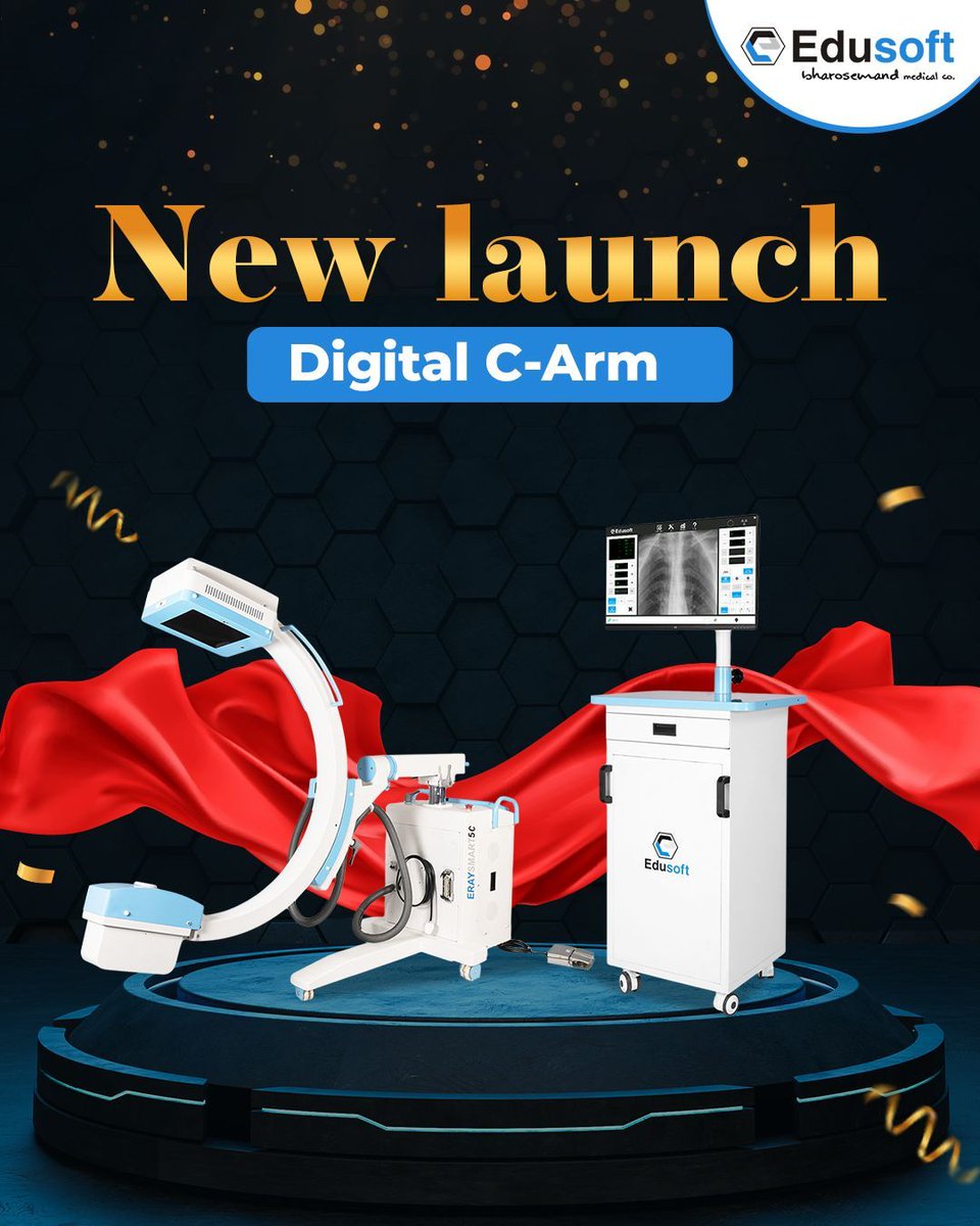 Edusoft_Health's tweet image. Step into the future of radiology with our cutting-edge DIGITAL C-ARM, revealed at Medicall Mumbai! 💡 Join us in revolutionizing medical imaging! 
.
.
.
For more details
Edusoft Healthcare Pvt. Ltd.
1800 120 280 280
Website: edusofthealth.com
.
.
.
#AdvancedXRayMachine