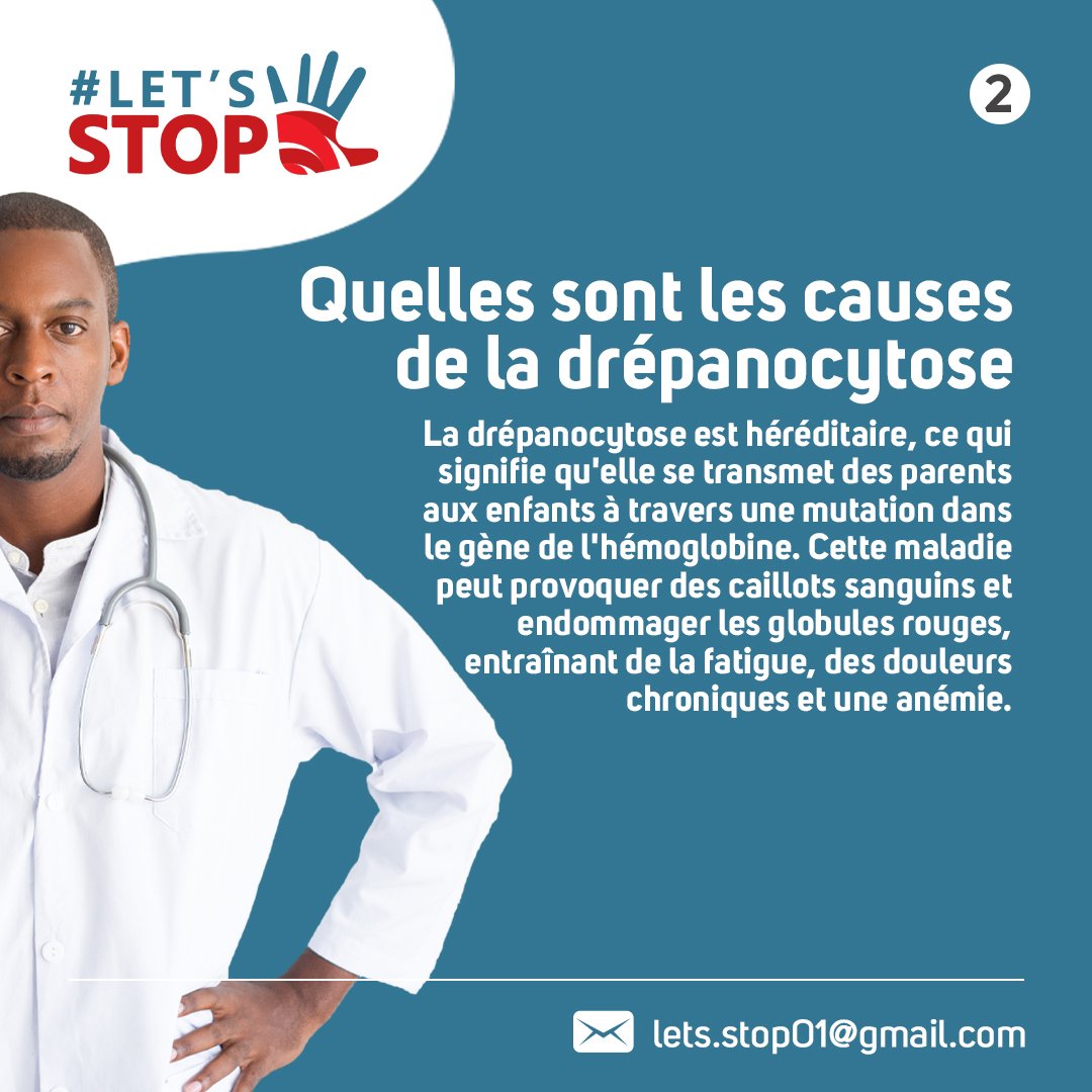 Lets_stop01's tweet photo. Tout savoir sur la Drépanocytose...
#Letsstop 
#Drepanocytose 
#Sensibilisation https://t.co/7qtblECYcj