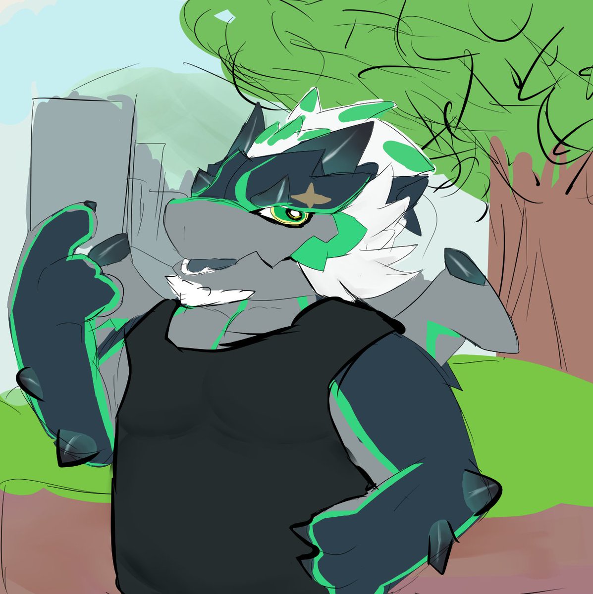 Amoryan4's tweet photo. *drops this wip* *runs away* https://t.co/hpBDMVtNeT