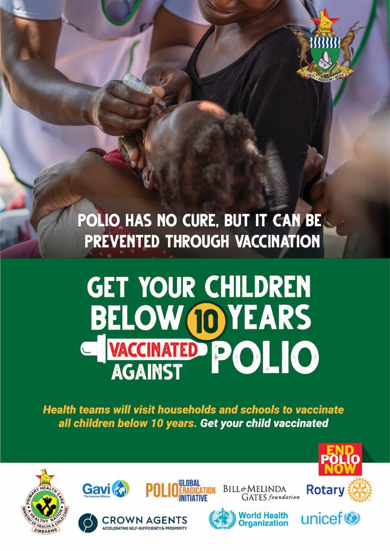 UNICEF ZIMBABWE (@unicefzimbabwe) on Twitter photo Mark your calendars! From Feb 20-23, vaccination teams are on a mission to protect our little ones. The FREE, SAFE polio vaccine will shield children under 10 from a life-threatening threat. Act now for a healthier future! <a href="/gavi/">Gavi, the Vaccine Alliance</a> <a href="/gatesfoundation/">Gates Foundation</a> <a href="/Rotary/">Rotary International</a> <a href="/EndPolioNow/">EndPolioNow</a> <a href="/UNICEFpolio/">UNICEF Polio</a> Mark your calendars! From Feb 20-23, vaccination teams are on a mission to protect our little ones. The FREE, SAFE polio vaccine will shield children under 10 from a life-threatening threat. Act now for a healthier future! <a href="/gavi/">Gavi, the Vaccine Alliance</a> <a href="/gatesfoundation/">Gates Foundation</a> <a href="/Rotary/">Rotary International</a> <a href="/EndPolioNow/">EndPolioNow</a> <a href="/UNICEFpolio/">UNICEF Polio</a>