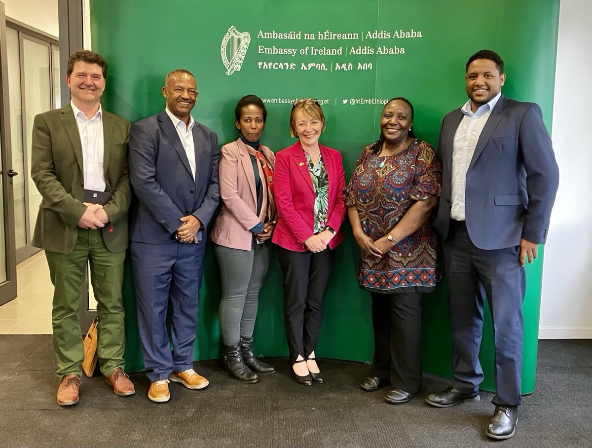 Great to meet team LIFE-AR today with ⁦@TKajumba⁩ the new Director. Very useful discussion on climate adaptation and resilience in Ethiopia. Lots to learn and lots of opportunities for change. ⁦@IrlEmbEthiopia⁩ ⁦@dfatirl⁩ ⁦⁦@Irish_Aid⁩ ⁦⁦