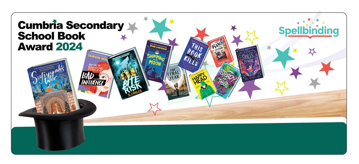 Spellbinding club launches next Monday in the school library! So many brilliant books...how will we choose a winner? Open to everyone in Yrs 7-9, if you're interested in getting involved with reading and judging these fantastic titles, come & see Mrs Bell! @Caldew_School