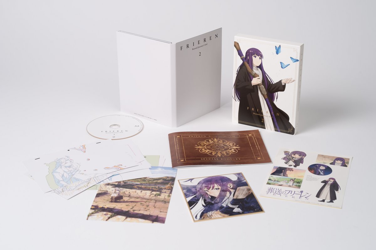 葬送のフリーレン　アベツカサ先生 Blu-ray特典　色紙　フェルン　シュタルク 葬送のフリーレン』Blu-ray＆DVD特典ミニ色紙イラスト7種公開