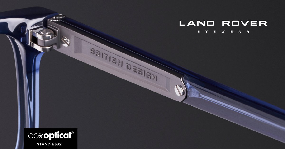 eyespace (@eyespaceeyewear) on Twitter photo Argill provides a compelling update to âLongnorâ; the award-nominated frame from Land Roverâs debut sunwear collection. Guided by Land Roverâs iconic British heritage, this polarised model features a bespoke âBritish Designâ hinge.
Discover the latest this weekend at <a href="/100Optical/">100% Optical</a> Argill provides a compelling update to âLongnorâ; the award-nominated frame from Land Roverâs debut sunwear collection. Guided by Land Roverâs iconic British heritage, this polarised model features a bespoke âBritish Designâ hinge.
Discover the latest this weekend at <a href="/100Optical/">100% Optical</a>