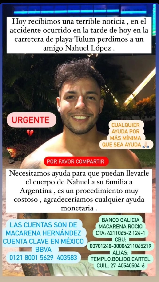 LautaroChade's tweet photo. Gente, por favor, me ayudan compartiendo. 🙏 https://t.co/Oyp2UA5cR7