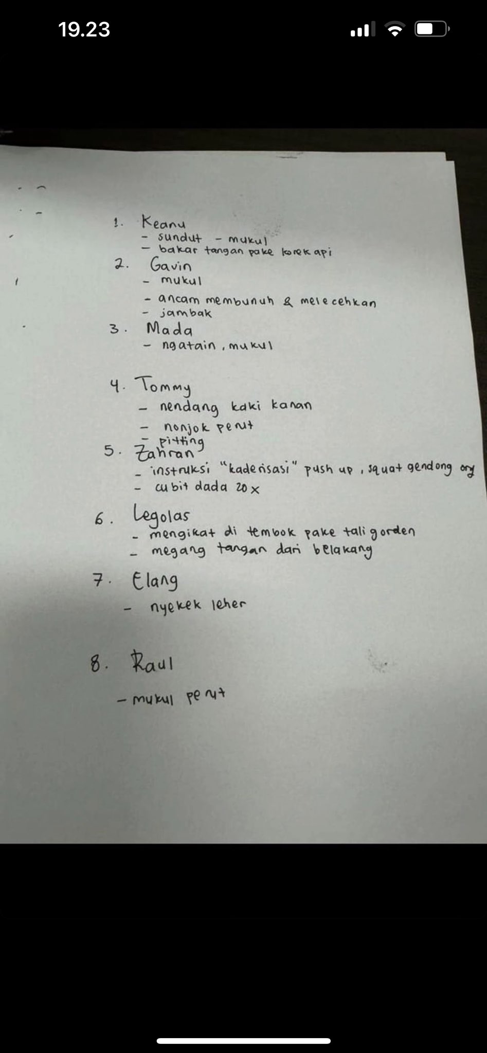 Identitas geng anak Vincent Rompies yang bernama Geng Tai diduga melakukan pembullyan terhadap siswa SMA Binus. Selain Vincent Rompies, anak dari anggota DPR dan Dokter juga ada yang terlibat