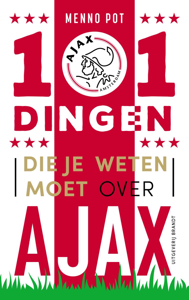 Het boek '101 dingen die je weten moet over #Ajax' van onze eigen @mennopot, is toe aan zijn 10e, geactualiseerde en herziene druk. Clubbijbel voor Ajacieden van 10 tot 100.

#Branie geeft een exemplaar weg! Volg ons, retweet dit bericht en ding mee. Vrijdag a.s. de winnaar!