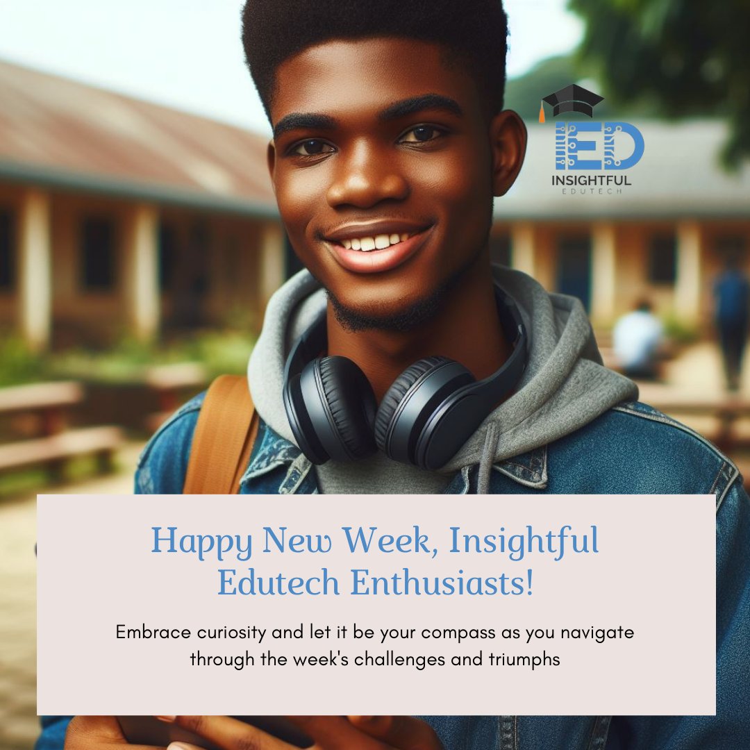 Wishing you a week filled with boundless possibilities, endless learning, and a plethora of exciting discoveries! Let's kickstart this week with a mindset geared towards innovation and education