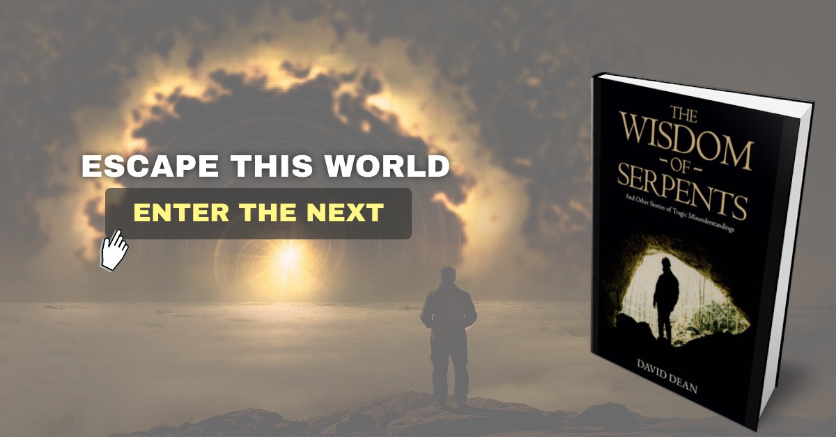 Enter the labyrinth of The Wisdom of Serpents by David Dean. Each page conceals ill-conceived notions & hidden traps, leading to unforeseen twists. Unravel the mysteries but beware the path to truth is shrouded in suspense. Are you ready for the unexpected?  #DavidDean