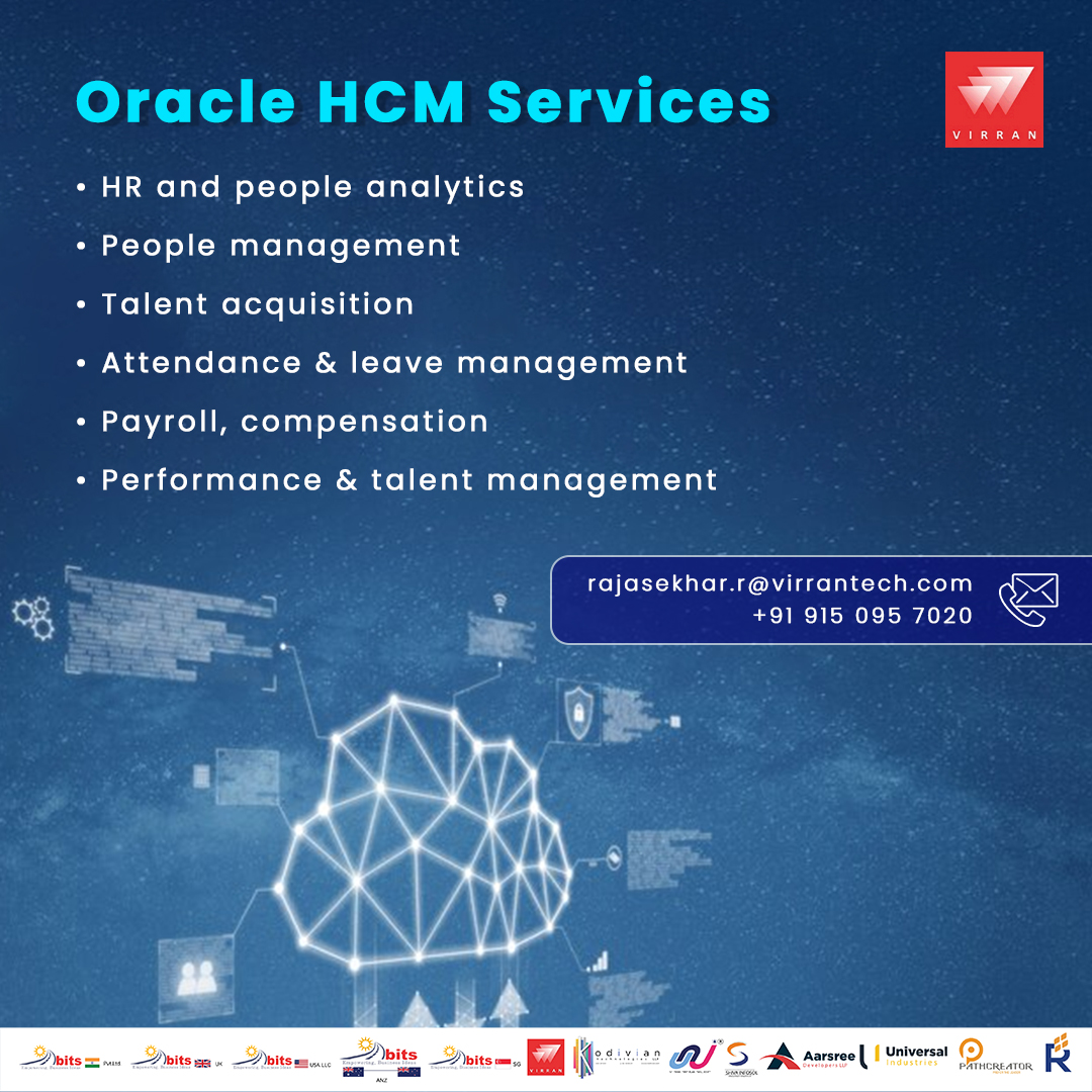 Our Oracle HCM Services . . . #oracle #oraclehcm #oraclehcmcloud #hr #peopleanalytics #peoplemanagement #talentacquisition #attendance #attendancemanagement #payrollmanagement #payrollservices #payrollsolutions #performancemanagement #talentmanagement