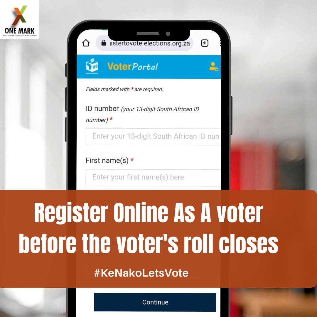 _OneMark's tweet photo. #kenakoletsvote
#YouthVoteMatters
#civiceducation
#SAelections24 https://t.co/cuGGVtFWeS