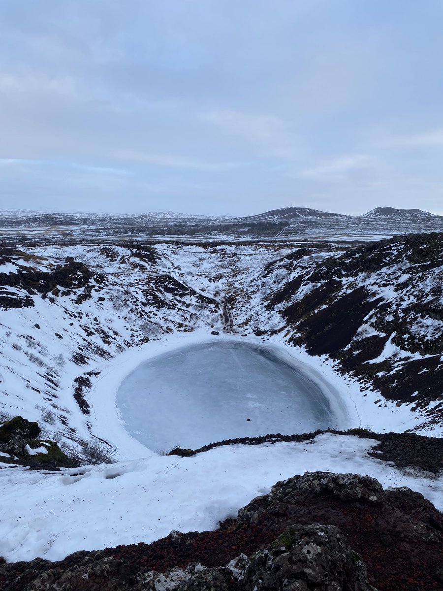 Geog_StMonicas's tweet photo. Day 2 in Iceland! So far we have explored keriø crater. Then learnt how tomatoes can be grown in such a cold climate followed by a tomato soup lunch 🍅 https://t.co/QcMt9yd45x