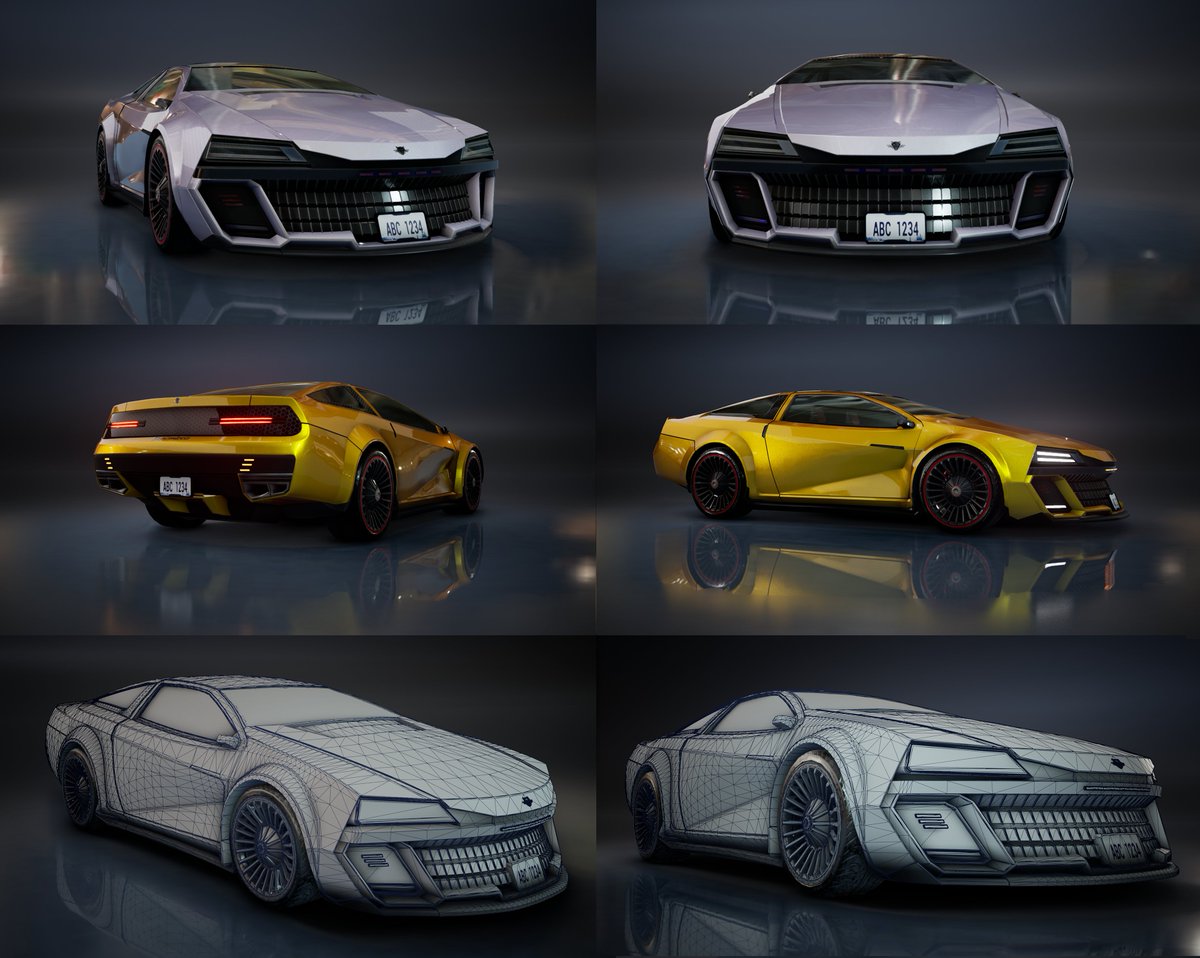 A car made for an open world game.