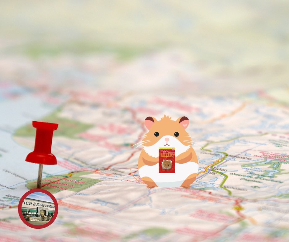 My next stop is a place full of books!📚They even have one about ME!🐹 Once you’ve found me don’t stop there, I’ve left a fun activity!🖍️ In the section just for kids you’ll find something fun. You can even take it with you when you are done! Where am I? #humphreyswildadventures