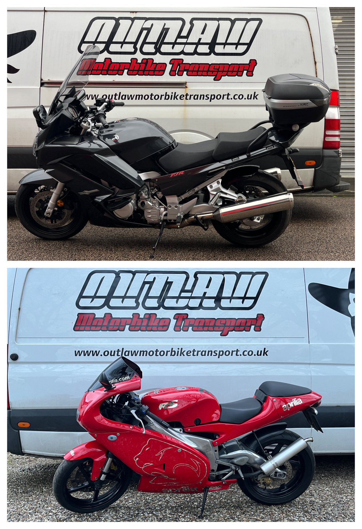 Interstate motorbike transport sale