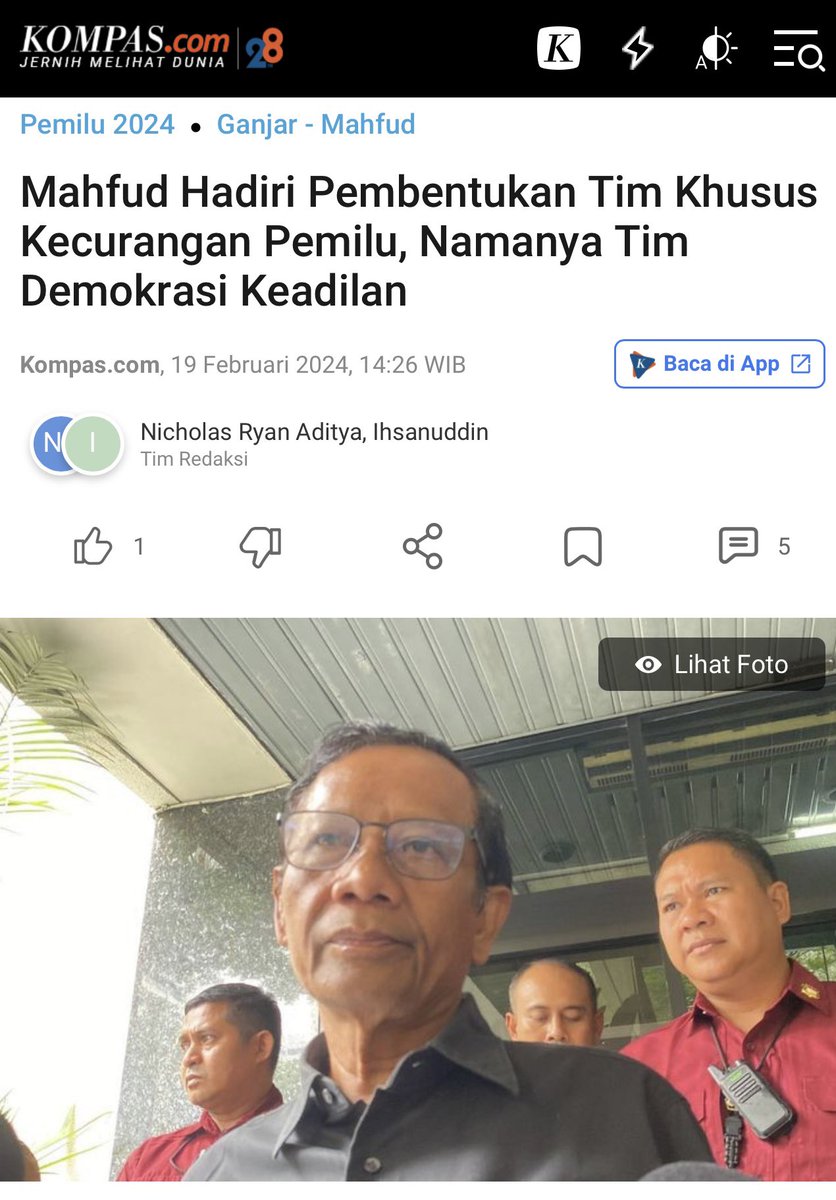 Dgn Melawan kita tidak sepenuhnya Kalah..!!!

Terima kasih Prof <a href="/mohmahfudmd/">Mahfud MD</a>