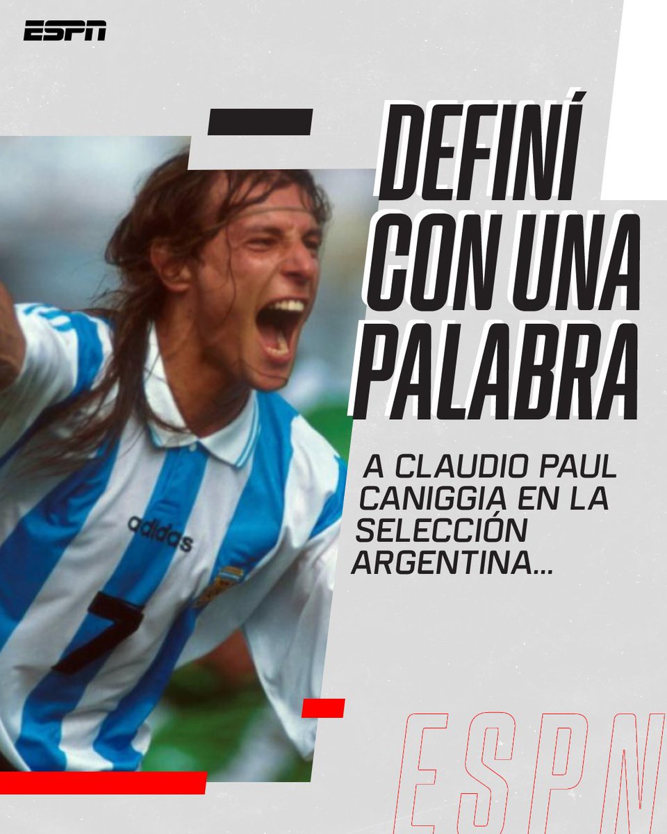 ESPNArgentina's tweet image. ⭐ A 19 AÑOS DE SU RETIRO, TRAS 19 AÑOS DE CARRERA

🌬️ ¡El hijo del viento! Un día como hoy pero en 2005, Claudio Paul #Caniggia anunciaba de manera pública su retiro del fútbol profesional.

🇦🇷 Vistió las camisetas de River, Boca, Verona, Roma, Atalanta, Rangers entre otros
