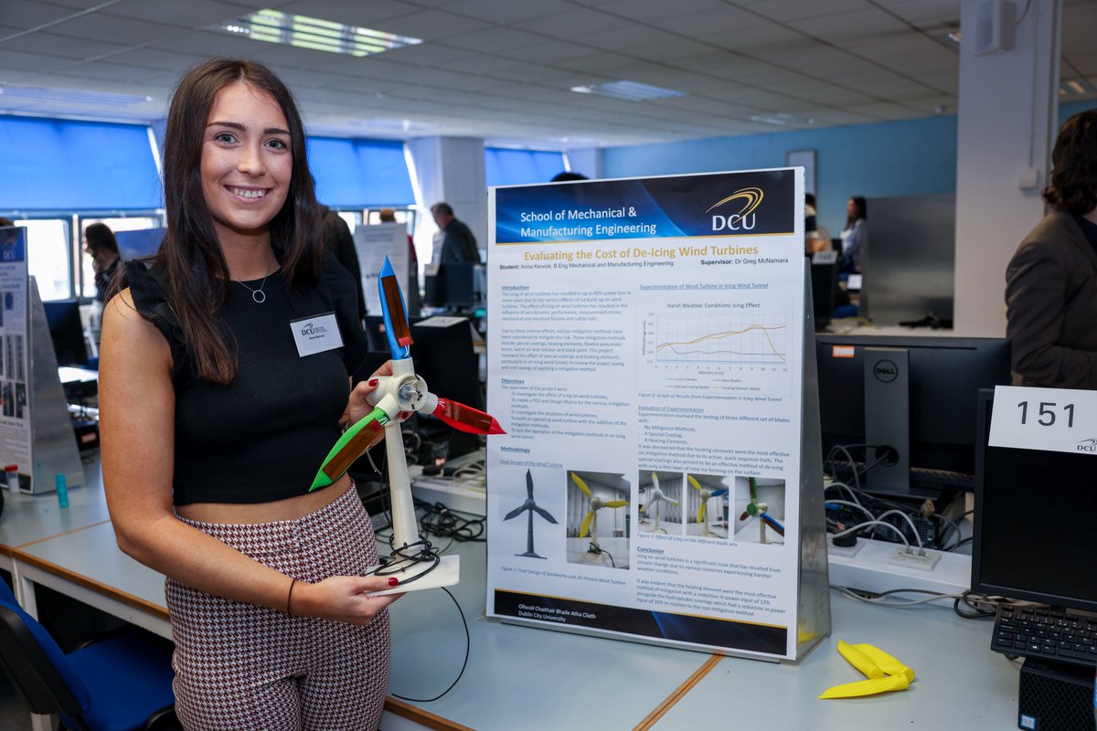 We are delighted to announce that the Final Year Project Expo 2024 will take place on Wed, 8th May. The Expo stands as a remarkable opportunity to engage with our graduating students and gain insights into their exceptional final year projects. See here:dcu.ie/engineeringand…
