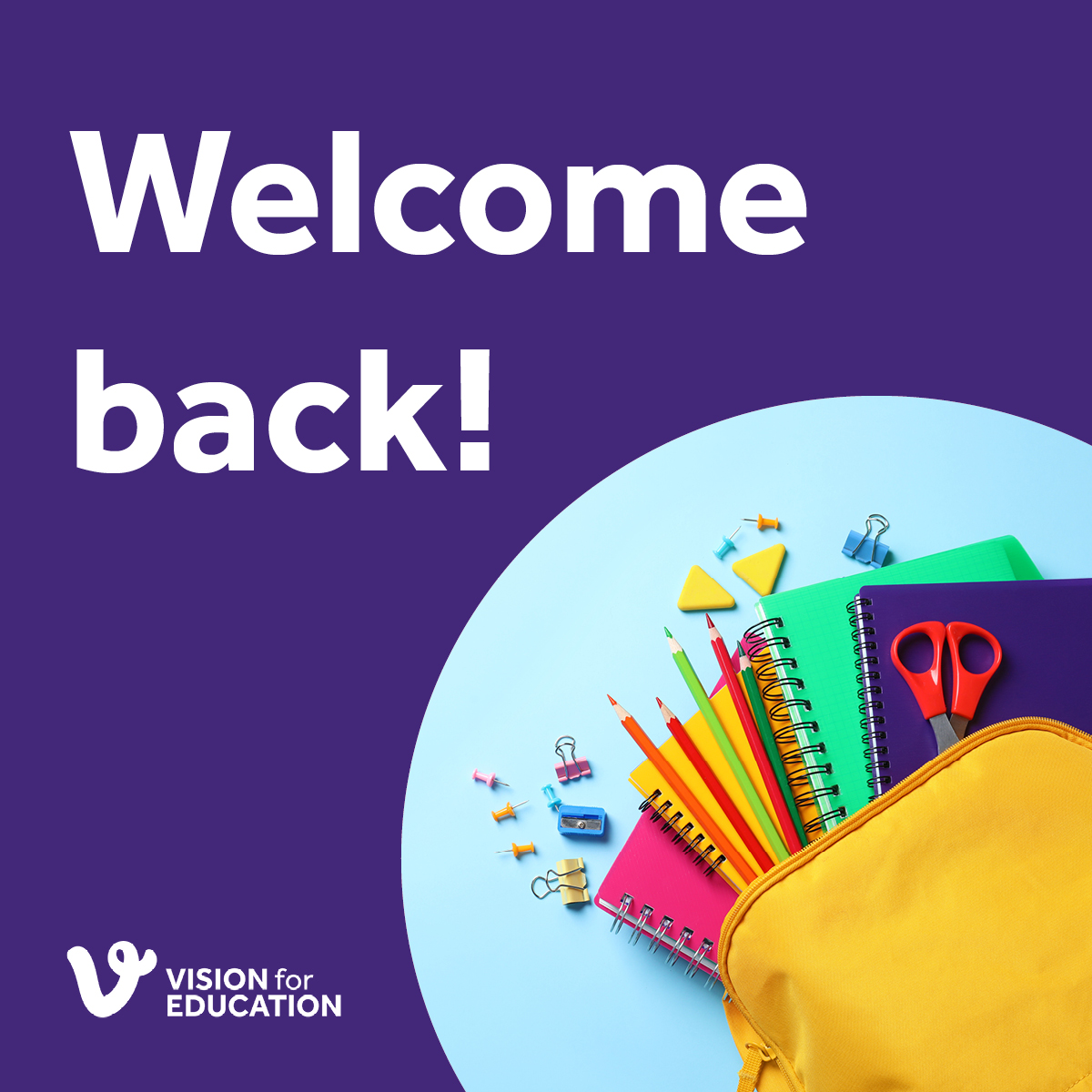 Welcome back! I hope you had a great half term break! If you do not have work for this term,are unhappy in your current role,please call so we can discuss what we have available in Bristol and surrounding areas!dannielle.ford@visionforeducation.co.uk or call 01172482600