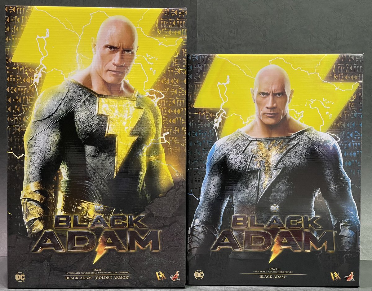 New arrival and unboxing! Hot Toys DX29 Black Adam - Black Adam 