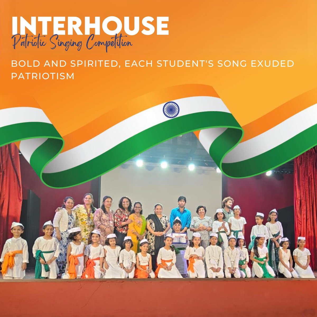 SMSHETTY_ISJC's tweet photo. 🎶🇮🇳 “Harmony and patriotism resonated through the halls of Bunts Sangha’s S M Shetty High School &amp; Junior College as we hosted a spectacular inter-house patriotic singing competition! 🏆 With voices united in national pride, our students delivered heart-stirring performances. https://t.co/3vZqkeEqka